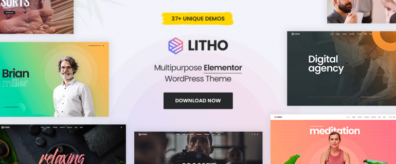 28. Litho - Multipurpose Elementor WordPress Theme